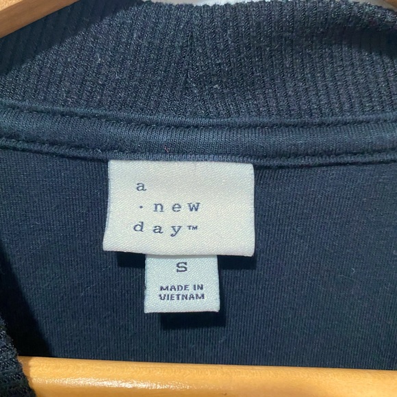 A New Day velvet black sweater - Picture 2 of 5